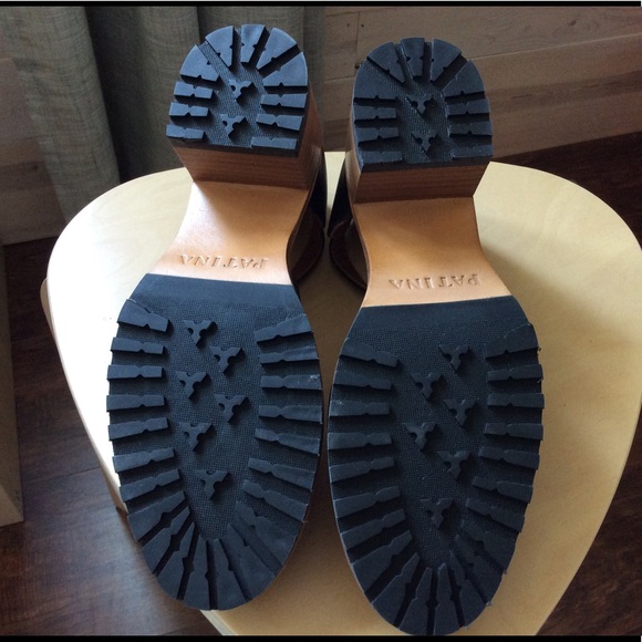 Portland Leather Patina Mary Jane Shoes Size 8 - Picture 5 of 6